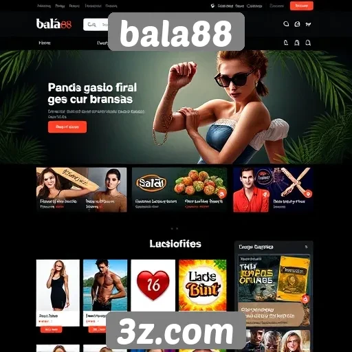 Novo design do site bala88 melhora a experiência do usuário